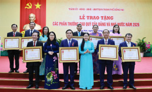 Phường Đồng Xoài có 7 cá nhân được vinh danh tại Lễ trao...